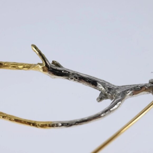 LOUIS VUITTON Boucle de Reuil Single Earring metal Gold Tone MP2410 Auth bs19738 - Picture 6 of 16